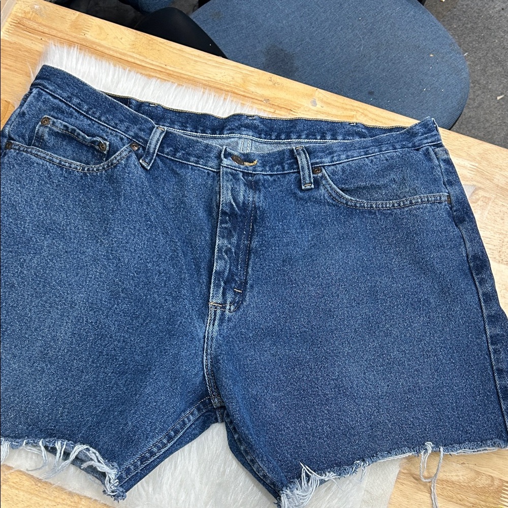 Wrangler Women's Dark Blue Jean Shorts